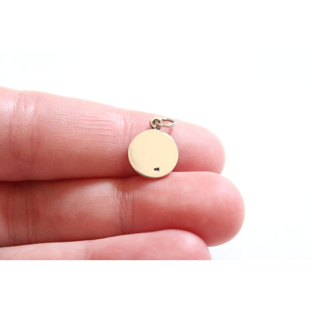 Sterling Silver Tiny Compass Charm - image 2